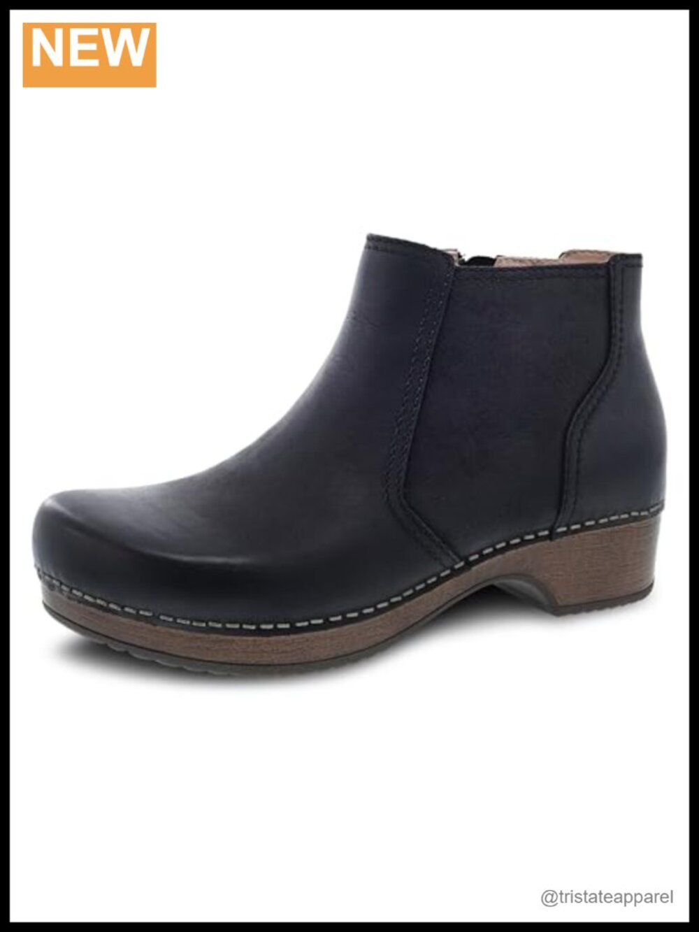 Dansko Barbara Zip Up Ankle Bootie Leather EVA Memory Foam